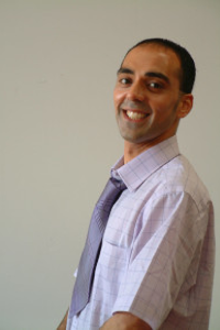 Ash Latif on mobile phone